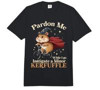 Pardon Me While I Go Instigate A Minor Kerfuffle Hamster Comfort Colors Adult Heavyweight T-Shirt