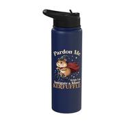 Pardon Me While I Go Instigate A Minor Kerfuffle Hamster Stainless Steel Insulated Water Bottle