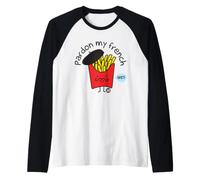 Pardon My French Raglan Baseball Tee