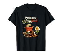 Pardon My plantitude Plant Parent cottagecore Graphic T-Shirt