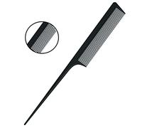 PARENCE - 2 Pack Anti-Static Heat Resistant Professional Hair Comb Anti-Static Hairdressing Comb Fine and Wide Tooth Hairdressing Comb (Tail Comb)