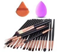 PARENCE. - 22-Piece Make-Up Set - 20 Brushes, 1 Blender Sponge, 1 Puff - Make Up, Complete Set, Versatile