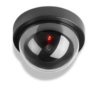 PARENCE Dummy Dome Camera with Flashing LED - Realistic Effect - Easy Installation - Diameter 12cm