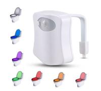 PARENCE.- LED Toilet Light/Motion Sensor Light for Toilet and Bathroom/Night Light with 8 Different Colors