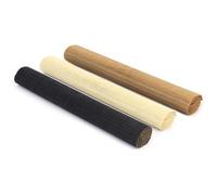 PARENCE. - Set of 3 Bamboo Placemats - Braided Tablecloth Set 30 x 45 cm - Decorative and Non-Slip Table Protector (Black, Beige, Brown)