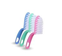 PARENCE. - Set of 3 brushes with ergonomic handle - Perfect for cleaning, dishwashing, surfaces and household chores - 3 pieces