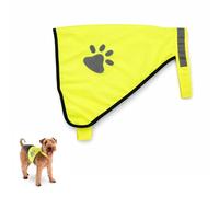 PARENCE. XS Protective Vest - Neon Yellow Hi-Vis - Lightweight and adjustable reflective vest for small dogs