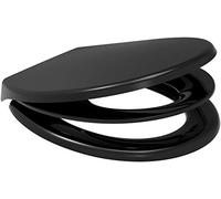 Parent and Child Potty Training Multi Toilet Seat Soft Close Quick Release Top or Bottom Fix (Black)