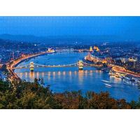 Parent - Child for Adults Hungary Danube River Budapest Puzzle Travel Souvenir Suitable for Those Who Like Challenging Jigsaw Puzzles_300pcs