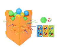 Parent Child Interactive Desktop Stick Game Educational Puzzle Toy Bright Colors Safe Plastic Material For Kids Toddlers Family Game Night 3 Game Boards 20 Balls 32 Sticks