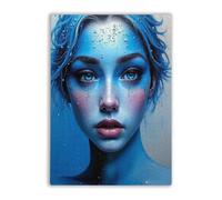 Parent-Child Jigsaw Puzzle 1000 Piece D Metallic Blue and Silver Suitable for Those Who Like Challenging Family Leisure and Entertainment Toys