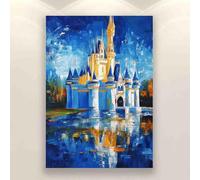 Parent-Child Jigsaw Puzzle 1000 Piece Modern Cinderella Castle Difficult,challenging,Cool Holiday Puzzle Gifts