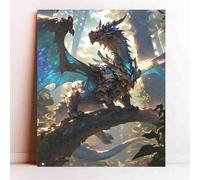Parent-Child Jigsaw Puzzle 500 Piece Dragonmark Dark Academy Letters on The Back Suitable for Beginners to Adapt to Family Education Activities Without Pressure