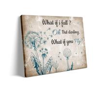 Parent-Child Puzzle 500 Pieces Blue Wood Dandelion Inspirational Quotes Wall Decor Rustic Gift for Women Girls Teens Best Friends