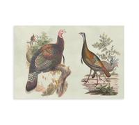 Parent-Child Puzzle 500 Pieces Thanksgiving Retro Turkey Family Fun and Casual Beginner Puzzles Educational