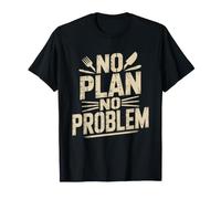 Parent Cooking Weeknight Dinner No Plan Energy Backup Fail T-Shirt