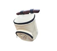 Parent-friendly pram storage bag with adjustable straps, pram attachment bag for holding bottles and nappies, travel, baby pram organiser bag