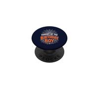 PARENT of the BOY Birthday Web Spider Halloween Party Tee PopSockets Adhesive PopGrip