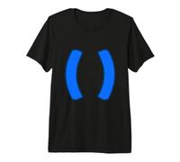 Parenthesis Round Bracket Punctuation Afterthought Premium T-Shirt