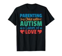Parenting A Child with Autism Parents Autism Awareness T-Shirt