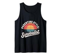 Parenting Style Survivalist Raising Resilient Kids |-- Tank Top
