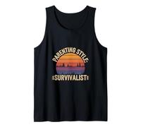 Parenting Style Survivalist Raising Resilient Kids |- Tank Top