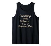 Parenting with Patience & a Heart Behavior Plan Tank Top
