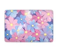 Parents' Day Beautiful Peach Purple Flowers Toddler Mattress Pads Soft Absorbent Diaper Changing Pad Skin-Friendly Incontinence Pads for Kids Adults Pets , 52" L x 34" W para cubrir la cama