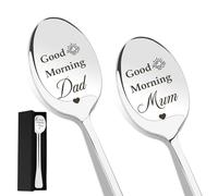 Parents Gifts,Fathers Day Dad Gifts,Easter Present for Parent,Mummy and Daddy Spoon,Mum and Dad Spoon,Present for Mom,Birthday Presents for Mom Daddy