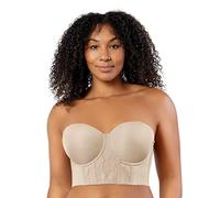 Parfait Elissa P50116 Women's Full Bust and Full Figure Strapless Longline Bra-European Nude-34C