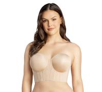 Parfait Elissa P50116 Women's Full Bust and Full Figure Strapless Longline Bra-European Nude-42D