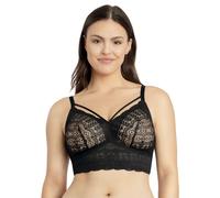 Parfait Mia Lace Wire Free Padded Bralette - Black - 32F