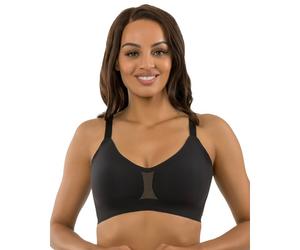 Parfait Simplicity Seamless Wire-Free Bra - Black - XXL plus