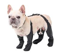 Parfaour Suspender Dog Boot Leggings, Adjustable Dog Snowboots for Winter, Rain, Wet & Snow, Never Lose a Boot Shoe or Sock Again