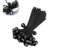 PARFCO 20 Pcs Bungee Cords with Balls, 30cm Bungee Balls Cords, Heavy Duty Tarp Banner Marquee Canopy Elastic Tie Down Straps, Adjustable Flag Bungees for Tents, Curtains, Banners