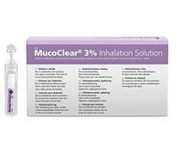 PARI MucoClear 3% Inhalation Solution - Pack of 20 - Mucus Relief & Easy Expectoration from Sinuses & Lungs - Sterile, Preservative Free - Suitable for All Ages