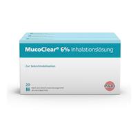 PARI MucoClear 6% Inhalation Solution - Pack of 60 - Mucus Relief & Easy Expectoration from Sinuses & Lungs - Sterile, Preservative Free - Suitable for All Ages