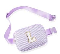 Parima Belt Bag Bum Bag Women Girls - Letters Bum Bag Belt Bag Women's Small Waist Bag Personalised Gifts Birthday Gift for Girls Women Bum Bag with Letters, purple, L