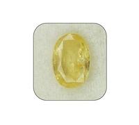 Parineeta Gems 9.25 Ratti Yellow Sapphire Stone Original Certified Loose Precious Pukhraj Gemstone Loose Gemstone Yellow Sapphire Loose Gemstones Yellow Sapphire