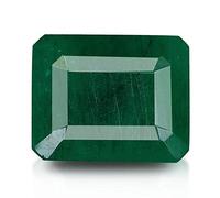 Parineeta Gems Certified Unheated Untreated 2.25 Ratti 1.52 Carats Zambian Earth Mind Stone AA Quality Natural Emerald Green Panna Loose Gemstone for Men and Women {A1
