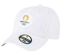 PARIS 2024 JO Official Collection Olympic Games Cap - Adjustable Size, White, One Size