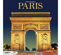 Paris 2026 Calendar | Square Wall Calendar | Travel Gift | Plastic Free Packaging | by Avonside Publishing