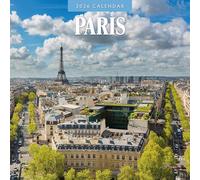 Paris - 2026 Square Wall Calendar - by Red Robin Publishing