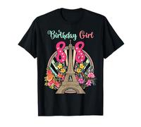Paris 88th Birthday Party Floral French Balloon Travel Theme T-Shirt