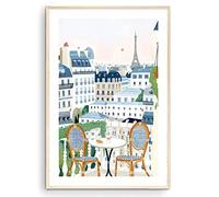 Paris Art Print, Eiffel Tower Wall Art, France, Parisian Poster, Paris Decor, Paris Gift, Travel Gift, Travel Poster, Europe, Housewarming (Unframed) (11x14)