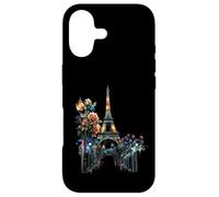 Paris At Night Flowers Street Lamps And The Eiffel Tower Case for iPhone 17