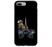 Paris At Night Flowers Street Lamps And The Eiffel Tower Case for iPhone 7 Plus/8 Plus