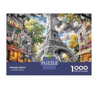 Paris Balloons 1000 Piece Fade-resistant Printing Paris Tower Brain Training Puzzle Display Worthy Design Get Well Soon Gift Minimalist Design 70x50cm/1000pcs