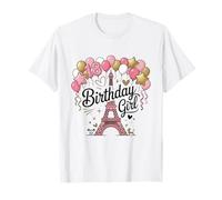 Paris Birthday Girl Eiffel Tower Party 18 Year Old Women T-Shirt