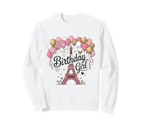 Paris Birthday Girl Eiffel Tower Party 40 Year Old Women Sweatshirt